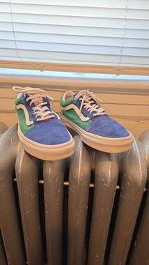 Vans Old Skool Yacht Club Multi-Color Suede Skate Shoes